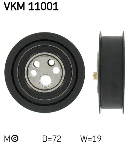 Skf spannrolle zahnriemen vkm - spannrolle,